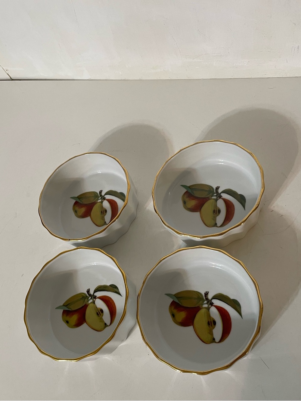 Royal Worcester Evesham Quiche or Tart Bowls